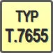 Piktogram - Typ: T.7655